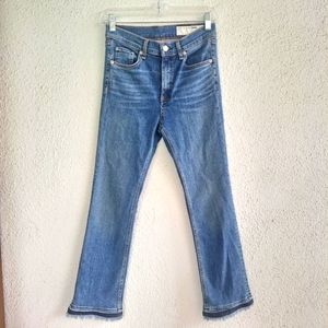 rag & bone Medium Blue Straight-Leg Jeans